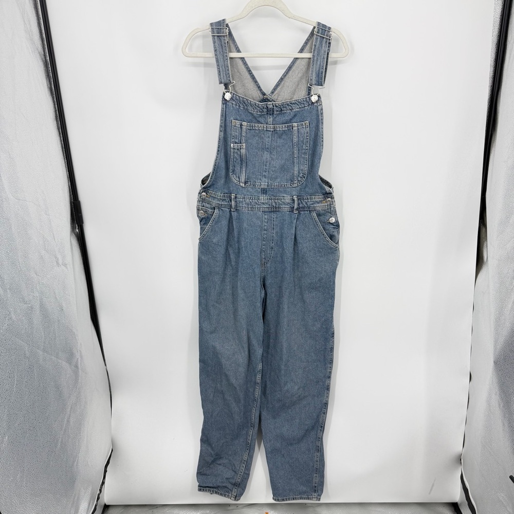 H&M & Denim Overalls blue sz M 31” waist x 28.5” inseam